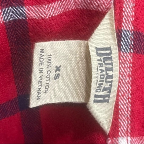 Duluth Women's Free Swingin' Flannel Shirt Size XS - Picture 6 of 8